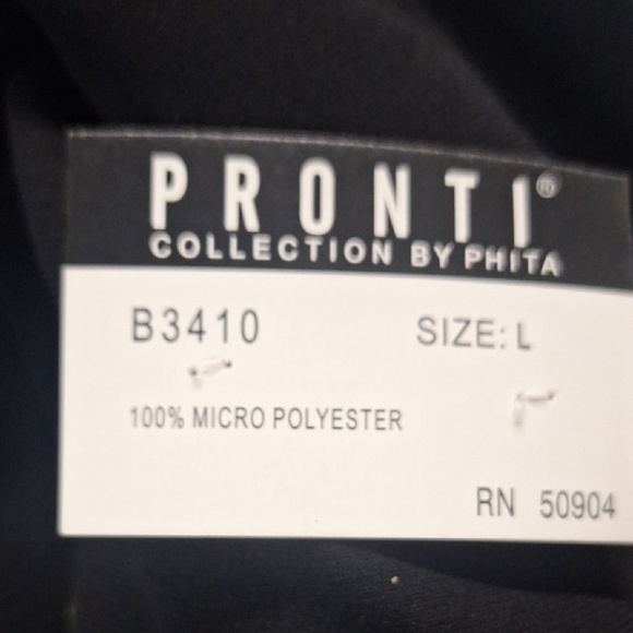 Fronti Elegant Black Embroidered Men's Blazer - Picture 3 of 3